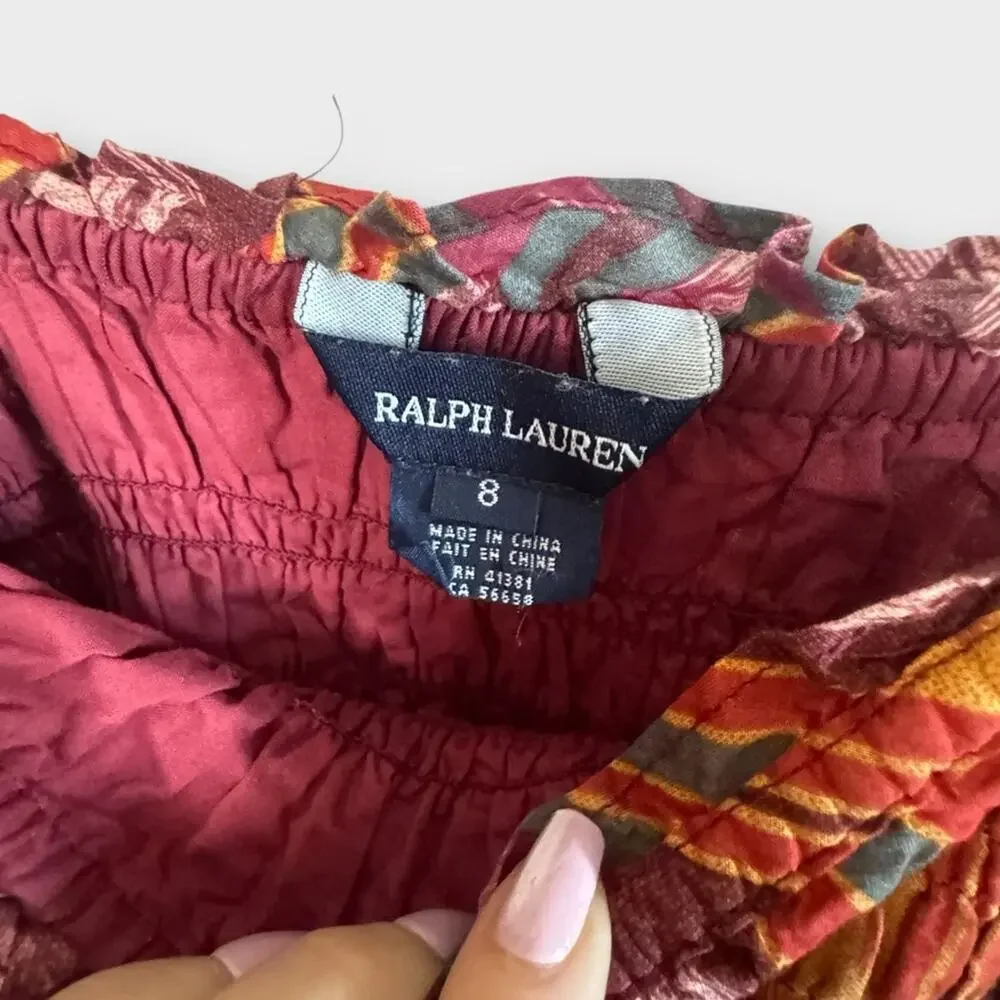 Ralph Lauren southwestern print boho dress